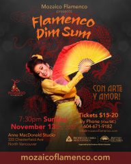 Mozaico Flamenco Sunday Salon Series presents "FLAMENCO DIM SUM!"