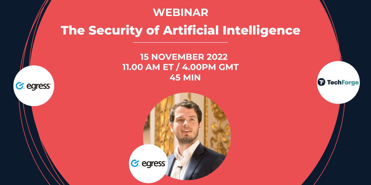Webinar - The Security of Artificial Intelligence, Online Event