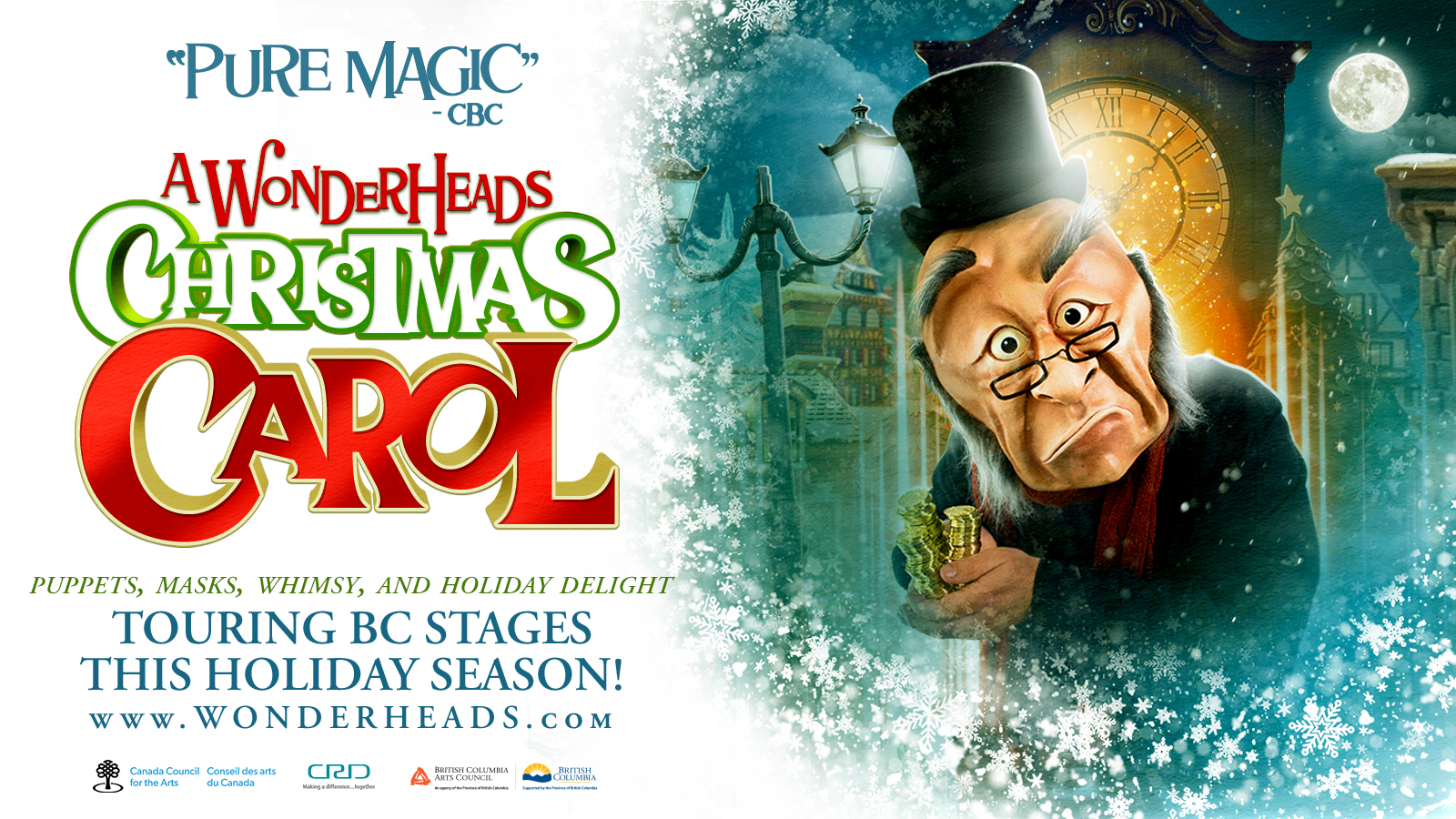 A WONDERHEADS Christmas Carol - New Westminster, New Westminster, British Columbia, Canada