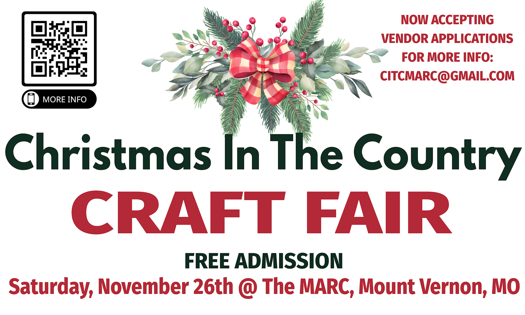 Christmas In The Country Craft Fair, Mount Vernon, Missouri, United States