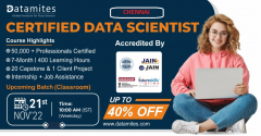 Data Science Certification in Chennai - November'22