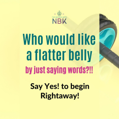 Part 1: Flatter Belly with words - Feel good, feel great with the 10 SECONDS ab crunch-With Nidhu B Kapoor!