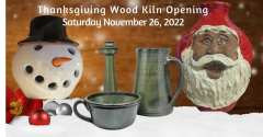 Thanksgiving Wood Kiln Opening at Bolick and Traditions Pottery