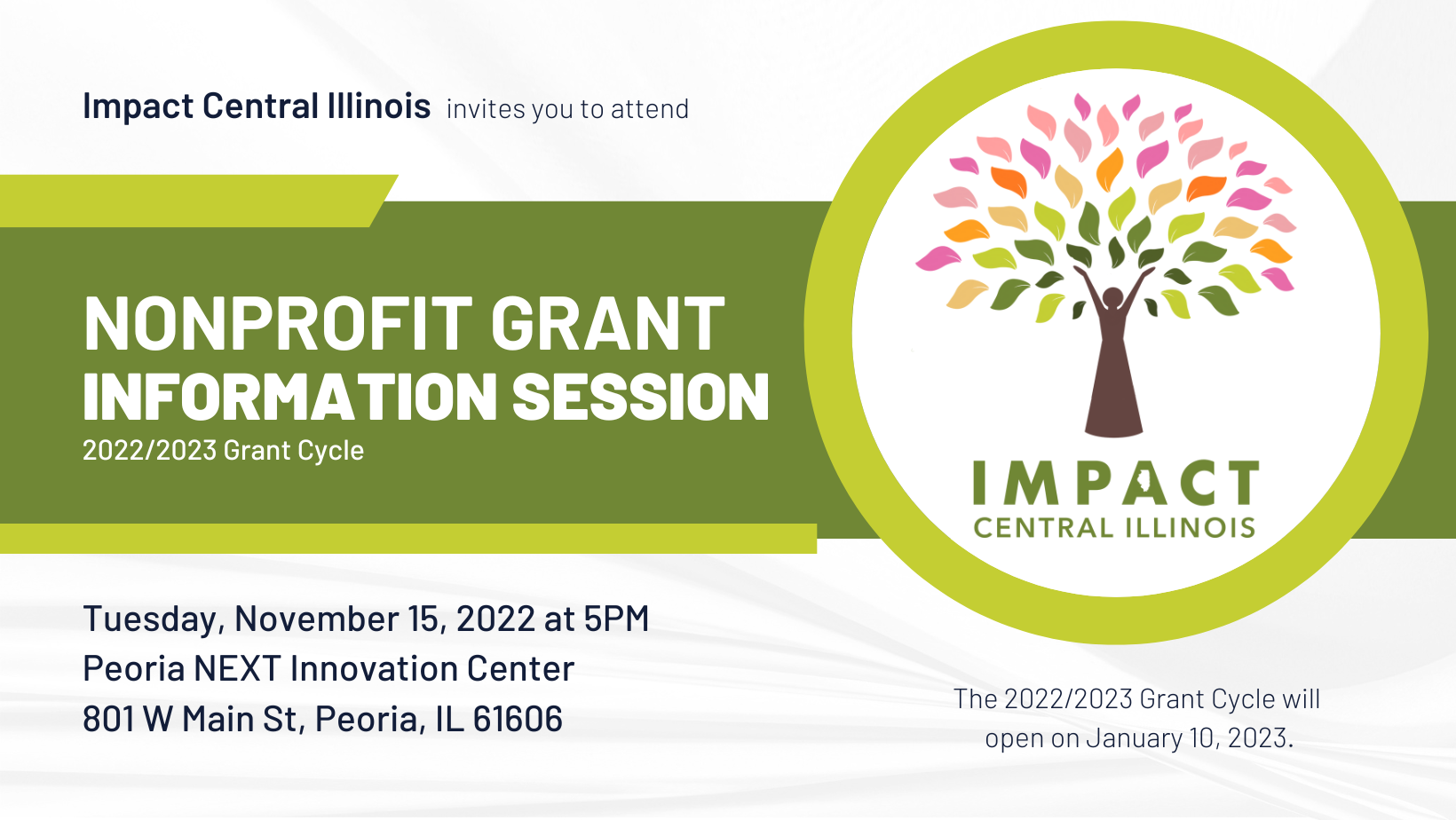 Nonprofit Grant Information Session, Peoria, Illinois, United States