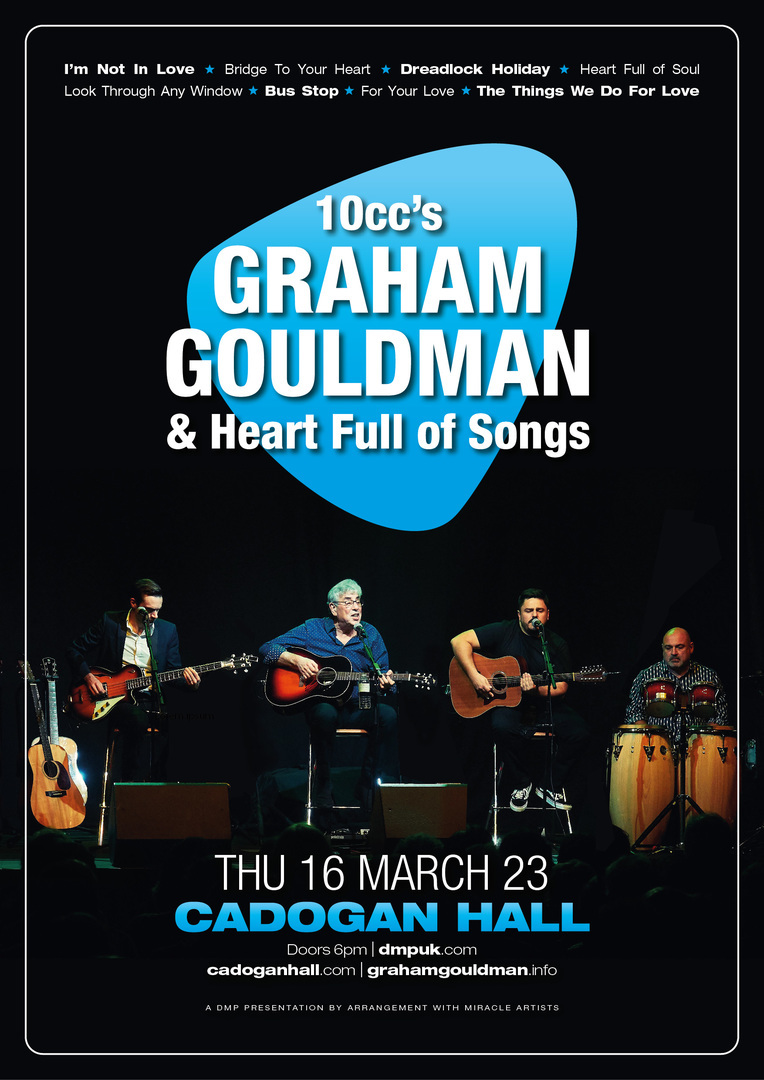 10cc's Graham Gouldman at Cadogan Hall - London, London, England, United Kingdom