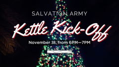 Salvation Army Kettle Kick Off
