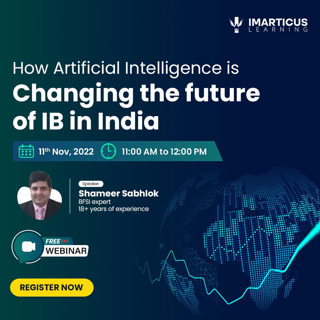 How Artificial Intelligence is changing the future of IB in India, Online Event