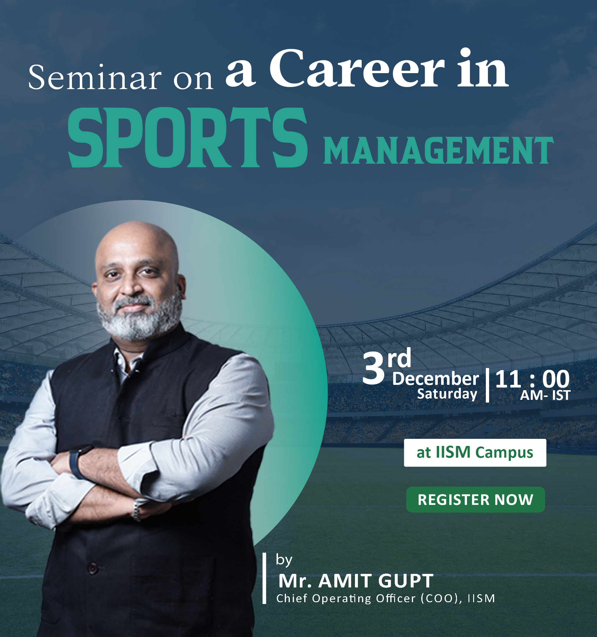 Seminar on a Career in Sports Management | International Institute of Sports and Management (IISM), Mumbai, Maharashtra, India