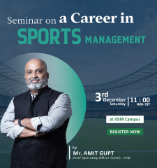 Seminar on a Career in Sports Management | International Institute of Sports and Management (IISM)