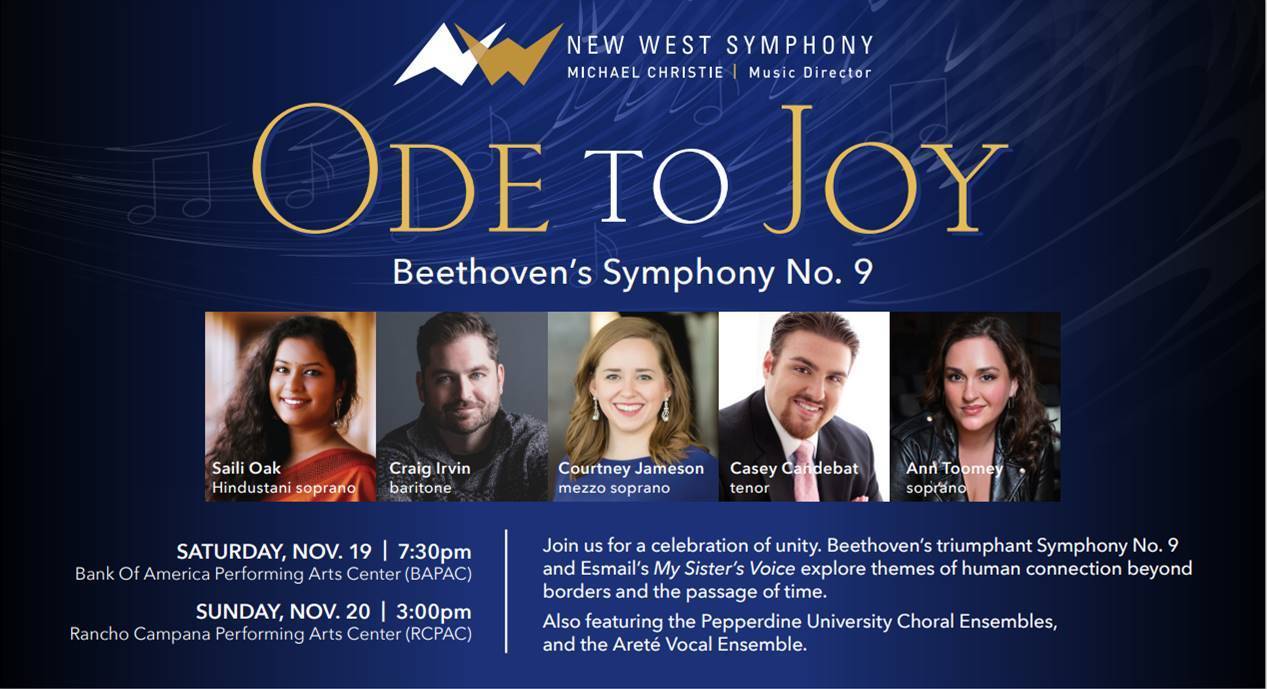 New West Symphony Presents: Ode to Joy | Symphony in Camarillo November 20, Camarillo, California, United States