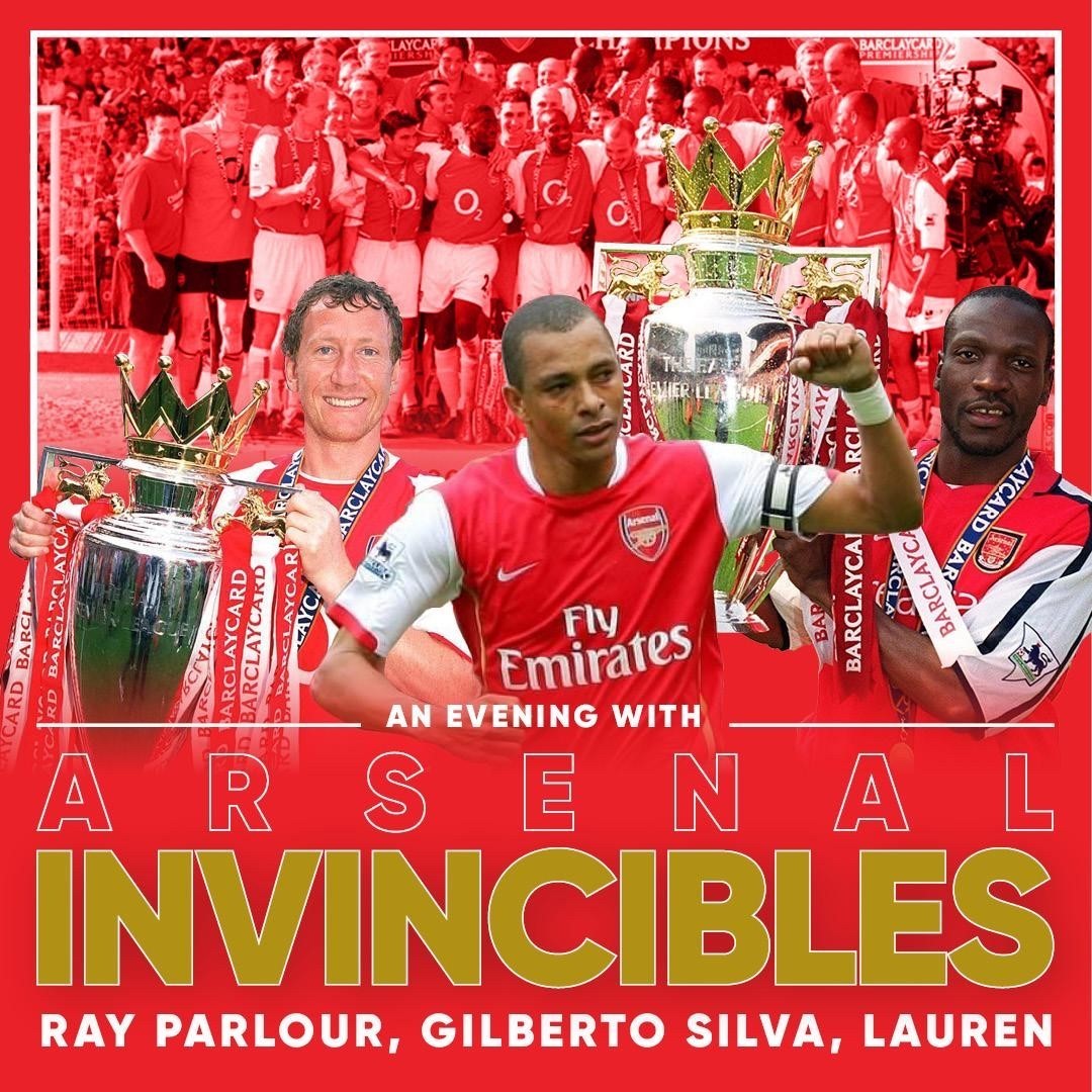 An Evening with Arsenal Invincibles, Southend-on-Sea, England, United Kingdom