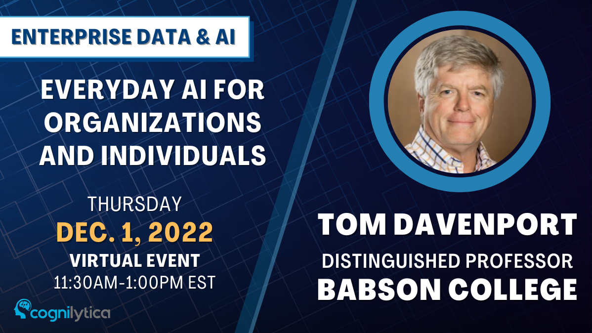 Everyday AI for Organizations and Individuals, Online Event