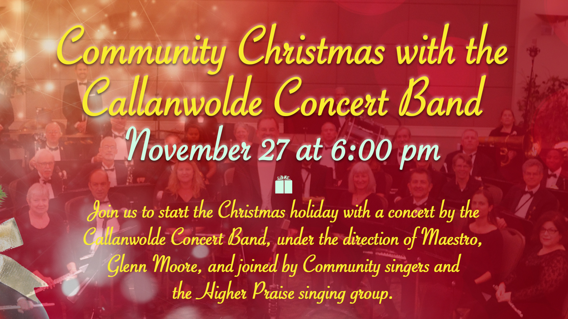 Community Christmas with the Callanwolde Concert Band, Stockbridge, Georgia, United States