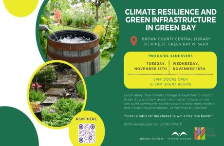 Climate Resilience and Green Infrastructure in Green Bay, Green Bay, Wisconsin, United States