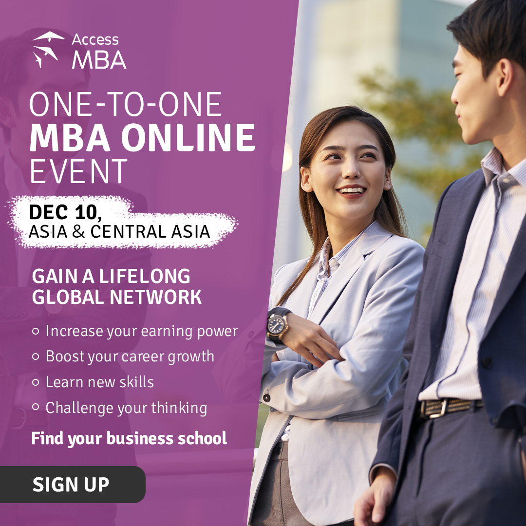Access MBA Online event on 10 December, Online Event