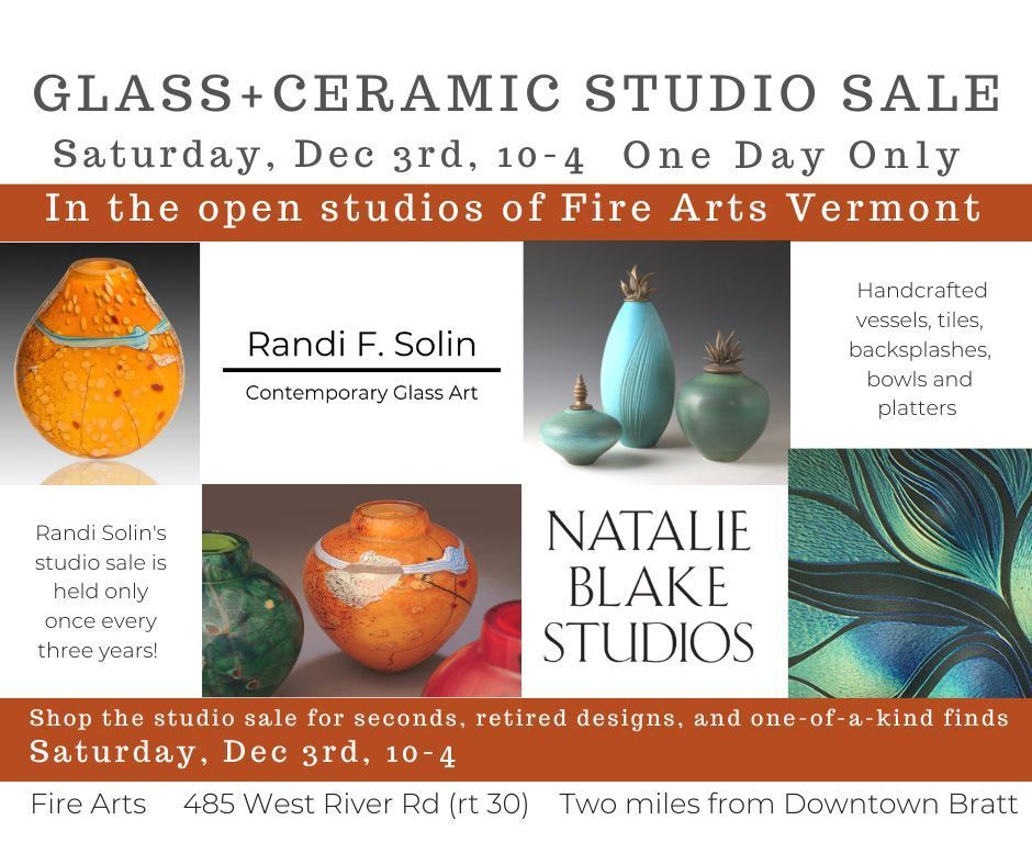 Glass and Ceramic Studio Sale, Brattleboro, Vermont, United States