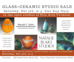 Glass and Ceramic Studio Sale
