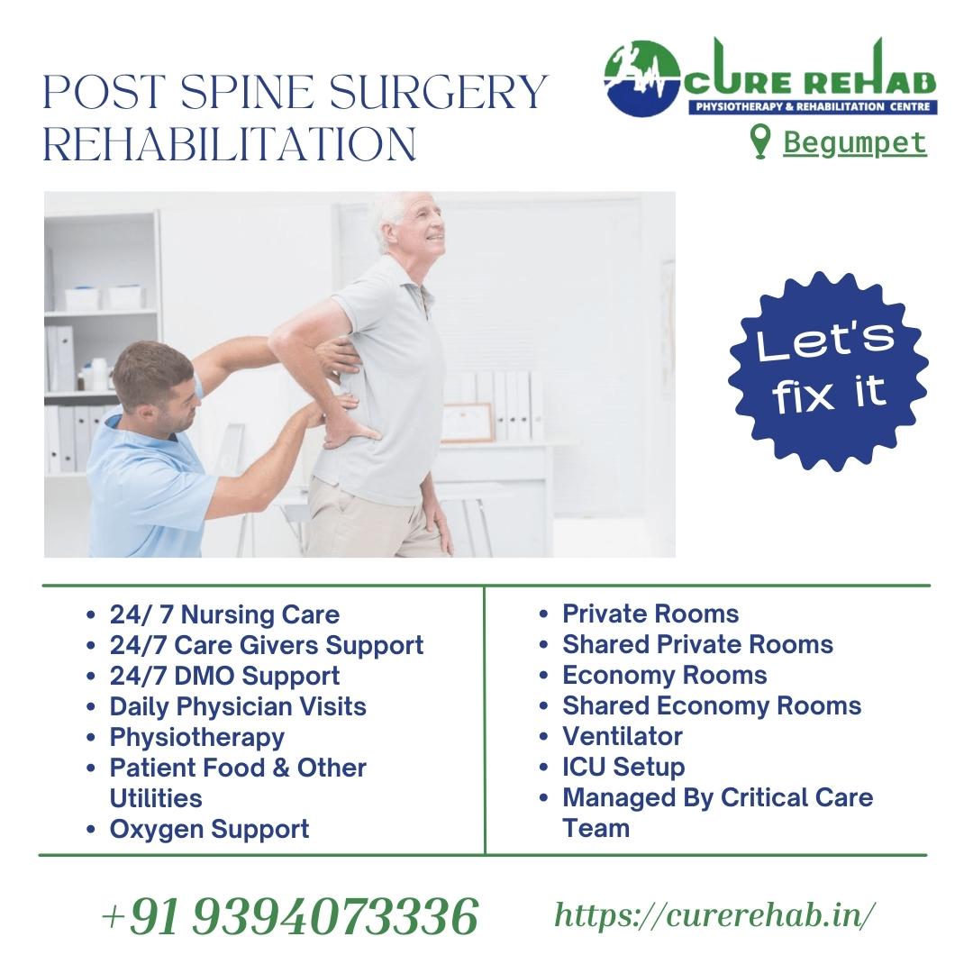 Post Spine Surgery Rehabilitation | exercises after lumbar fusion | Rehab After Spinal Fusion, Hyderabad, Telangana, India