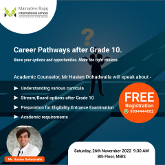 Know your career options after Grade 10. Get the right guidance to meet your goals.