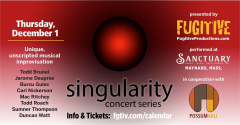Singularity Concert Series: witness the magic of a unique and unscripted musical improvisation
