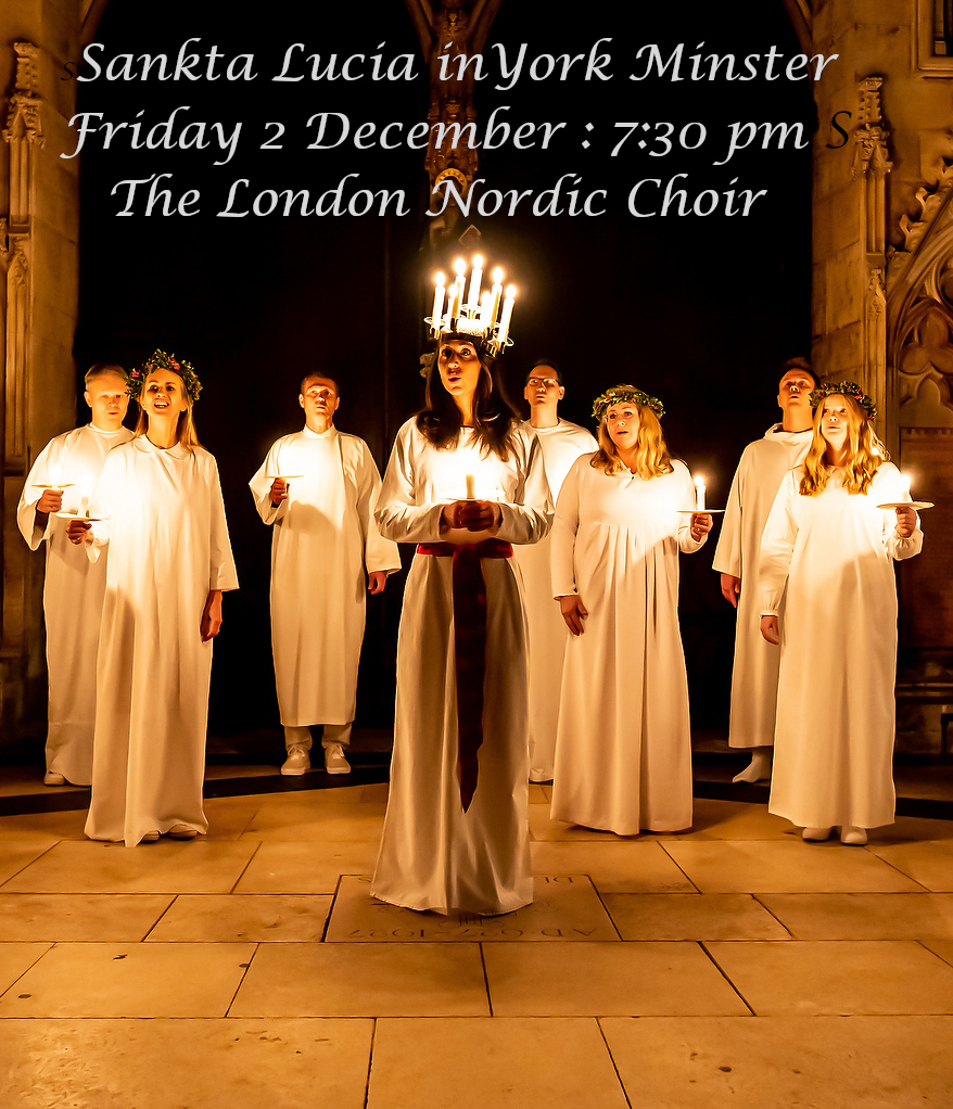 Sankta Lucia in York Minster, York, England, United Kingdom