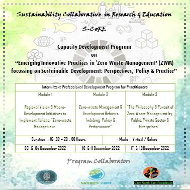 Capacity Development Program on “Emerging Innovative Practices in 'Zero Waste Management’ (ZWM), Online Event