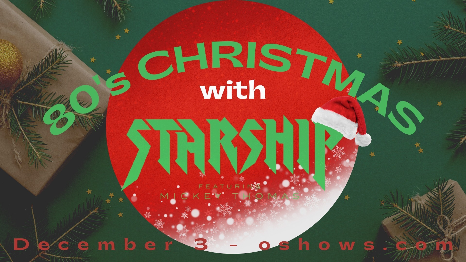 80's Christmas with Starship Ft. Micky Thomas at Des Plaines Theatre, December 3, 2022 Chicago, Des Plaines, Illinois, United States