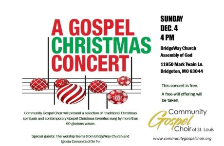 Community Gospel Choir Christmas Concert, Bridgeton, Missouri, United States