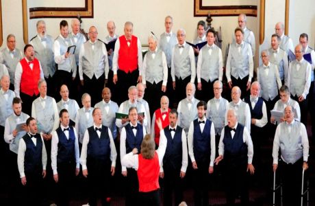 The Westchester Chordsmen sing "The Songs of the Season", Rye, New York, United States