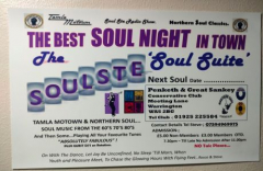 The Penketh And Great Sankey Conservative Club Soul Night.