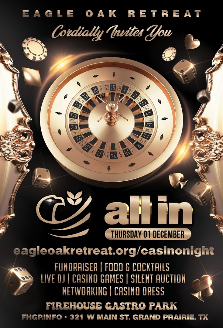 all in! Casino Night, Grand Prairie, Texas, United States