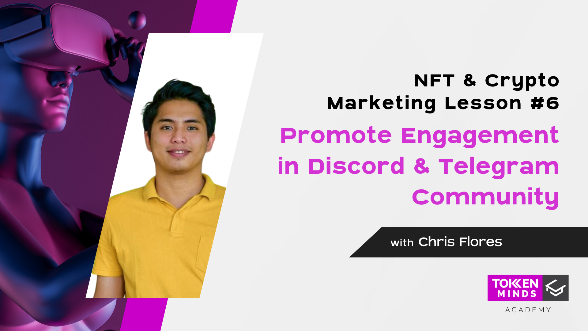 NFT and Crypto Marketing Lesson #6 : Promote Engagement in Discord and Telegram Community, Online Event
