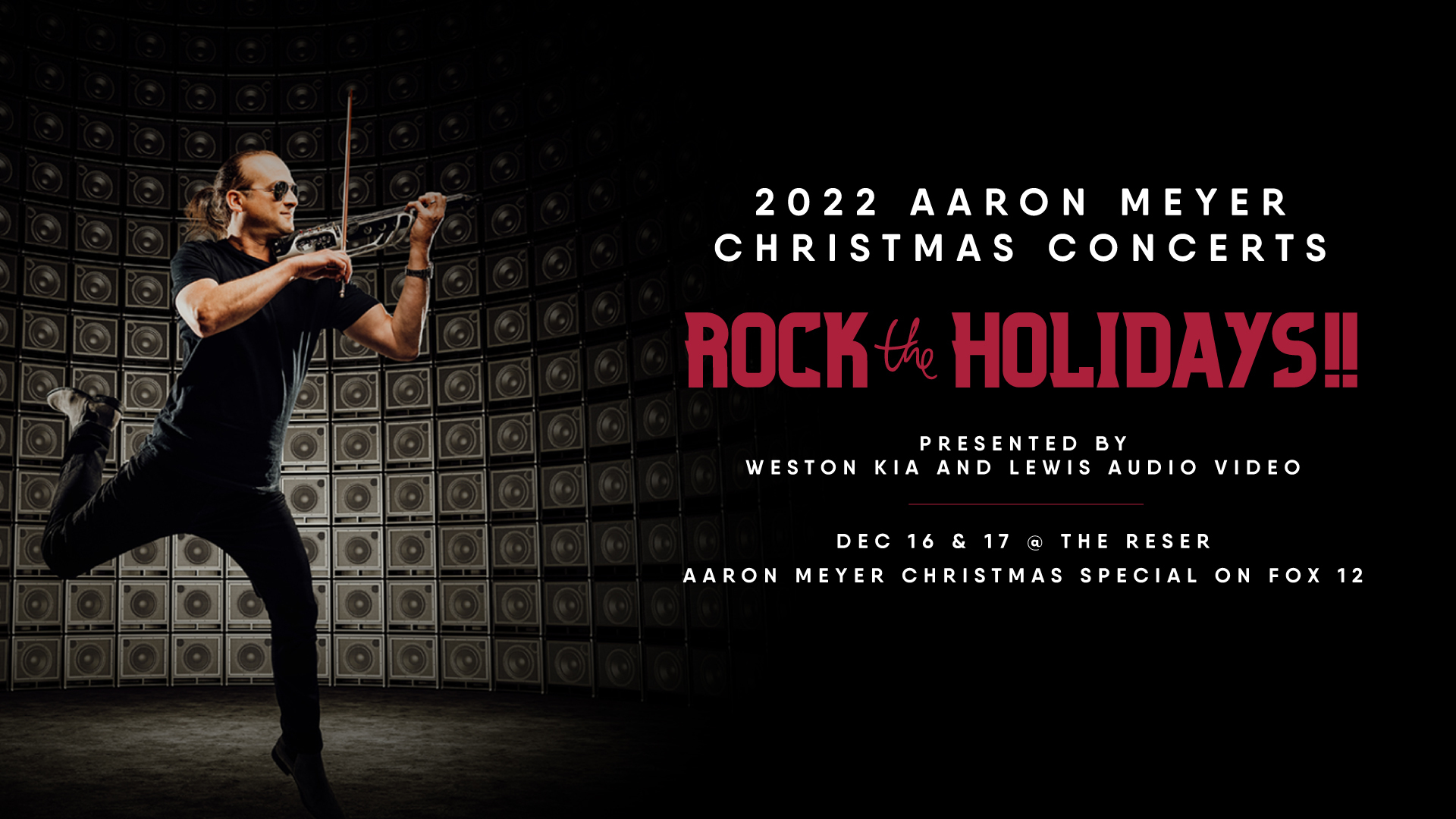 ROCK THE HOLIDAYS - Aaron Meyer Christmas Concerts at The Reser on 17th Dec, 2022, Beaverton, Oregon, United States
