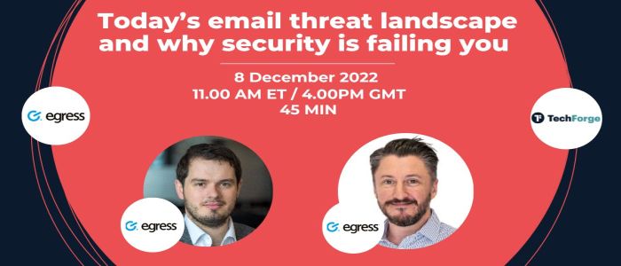 Webinar - Today's email threat landscape and why security is failing you, Online Event