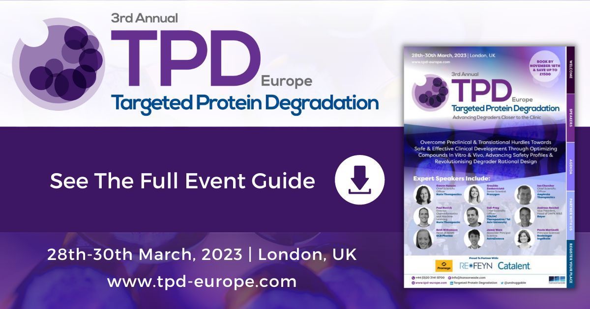 3rd Targeted Protein Degradation Europe Summit, London, United Kingdom