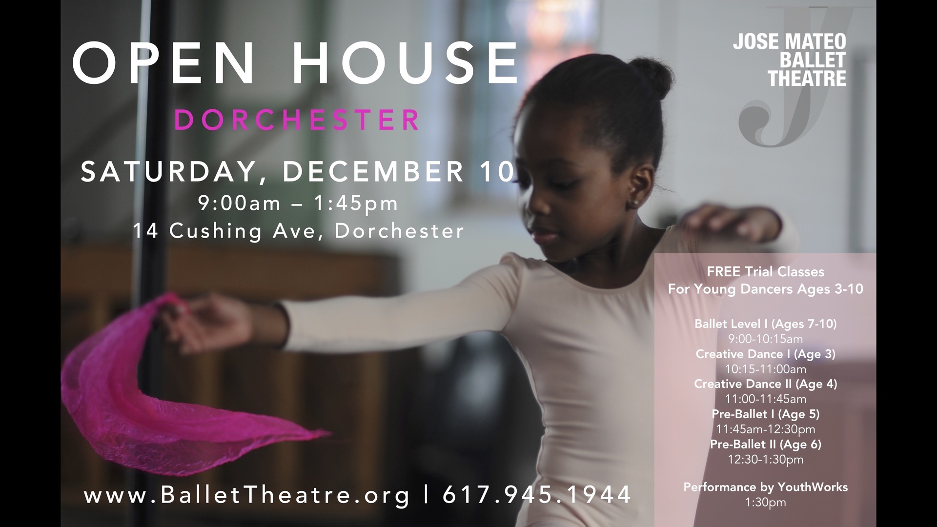 Young Dancers Program Dorchester Open House, Boston, Massachusetts, United States