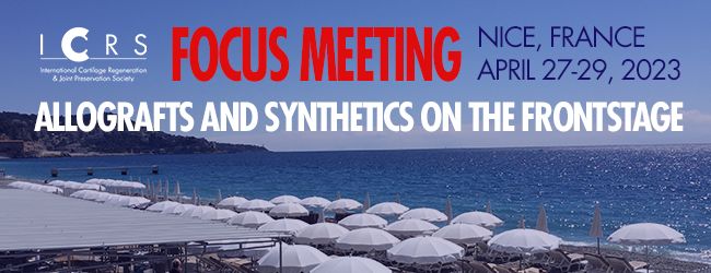 ICRS Focus Meeting Allografts and Synthetics on the Frontstage, Nice, Provence-Alpes-Cote d'Azur, France