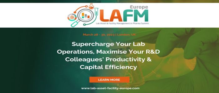 Lab Asset and Facility Management in Pharma Summit Europe, London, England, United Kingdom