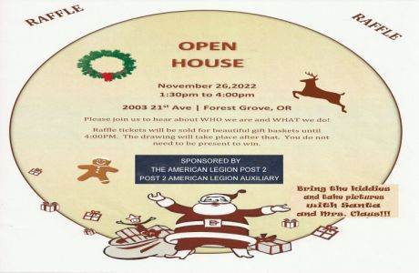 American Legion Auxiliary open house, Forest Grove, Oregon, United States
