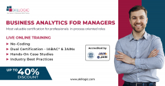 BUSINESS ANALYTICS FOR MANAGERS CERTIFICATION