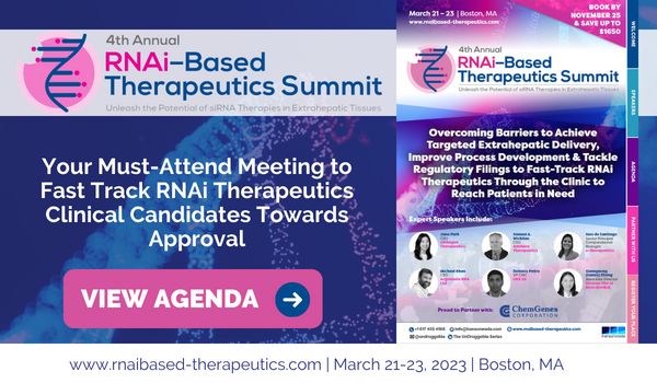 4th RNAi- Based Therapeutics Summit, Boston, Massachusetts, United States