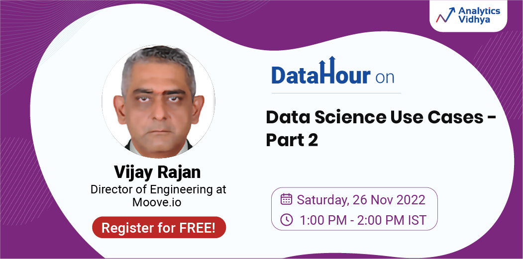 Data Science Use Cases - Part 2, Online Event