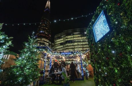 Christmas at London Bridge Rooftop, London, England, United Kingdom