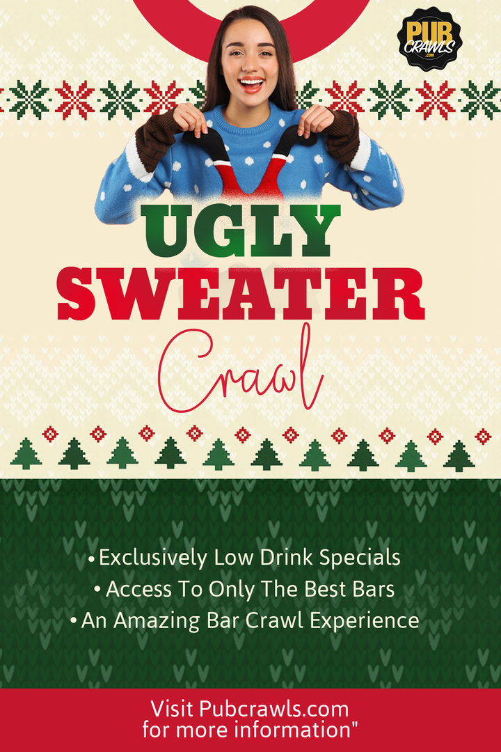 Ugly Sweater Pub Crawl New York City - December 2022, New York, United States