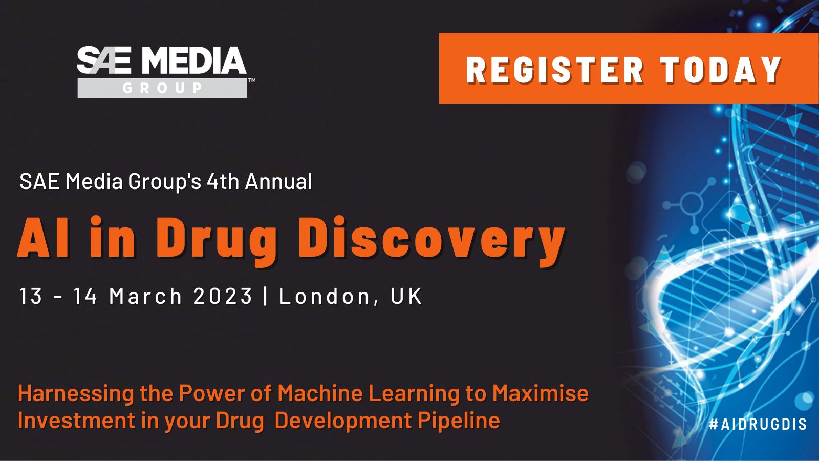 AI in Drug Discovery Conference 2023, London, England, United Kingdom
