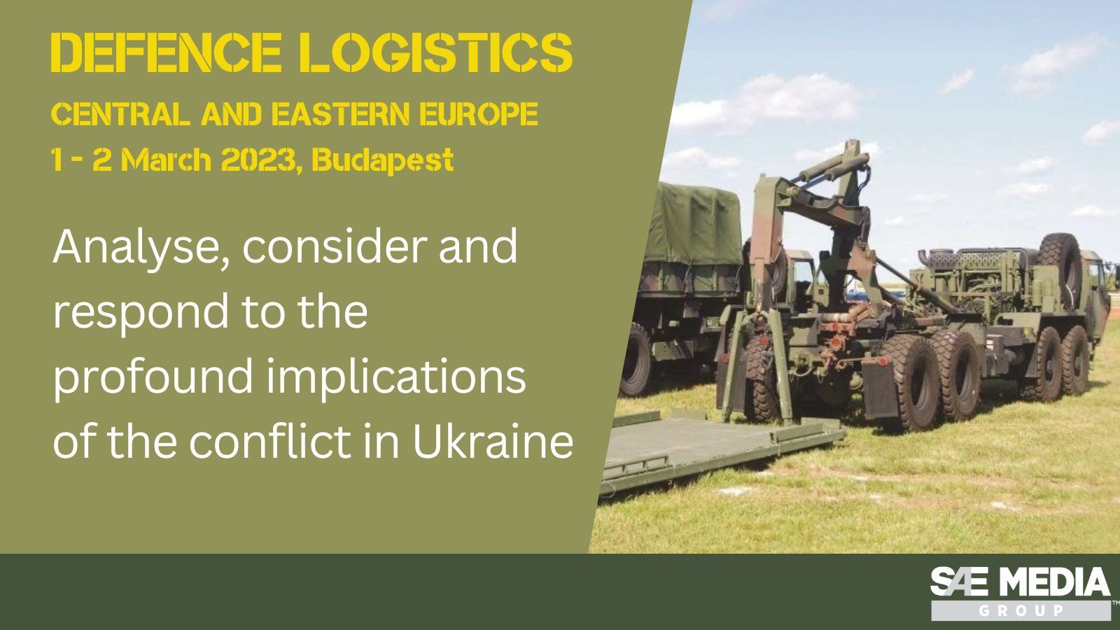Defence Logistics Central and Eastern Europe Conference: 1-2 March 2023, Budapest, Hungary, Budapest, Hungary
