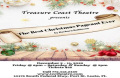 Treasure Coast Theatre presents the Holiday classic "The Best Christmas Pageant Ever"
