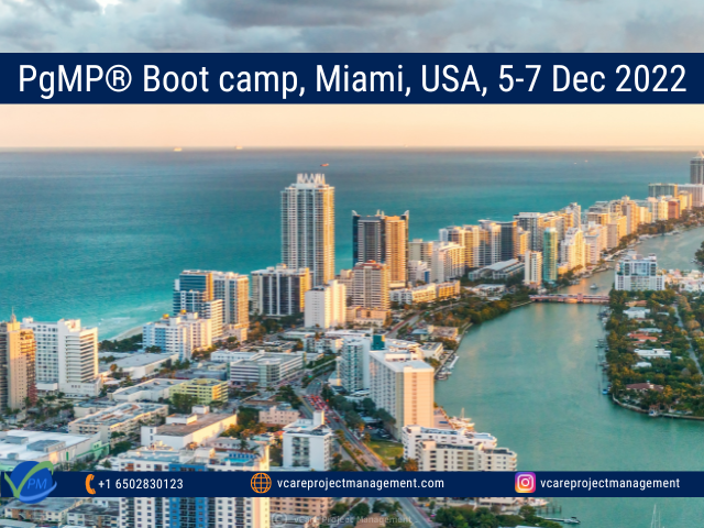PMI PgMP Certification Training | Exam Prep - vCare Project Management, Miami-Dade, Florida, United States