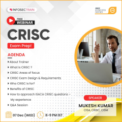 Free Webinar CRISC Exam Prep!