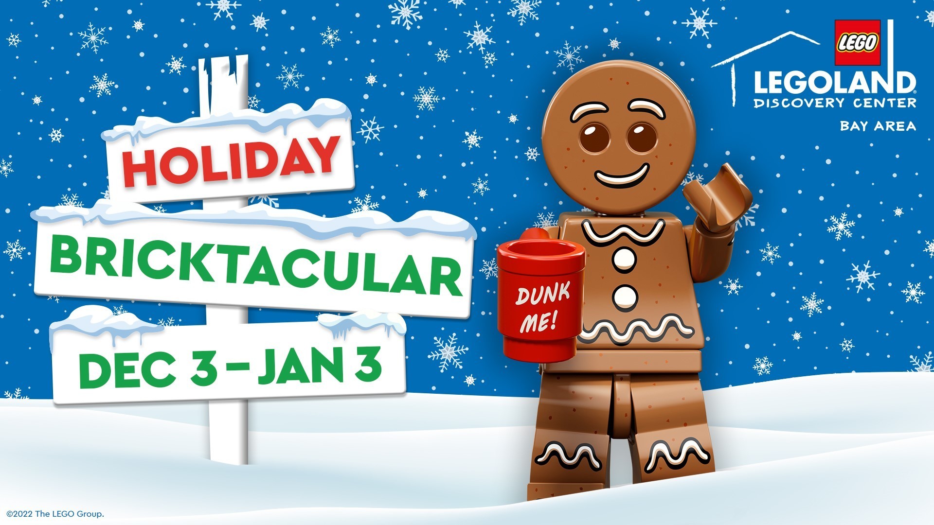 Holiday Bricktacular at LEGOLAND Discovery Center Bay Area from December 3-January 3!, Milpitas, California, United States